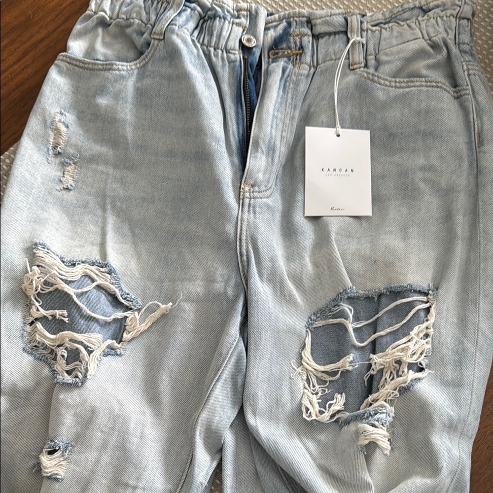KanCan Light Blue Ripped Jeans